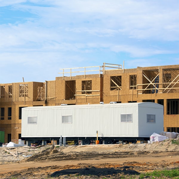 construction site office trailers are designed to be easily transported and relocated to different job sites as needed