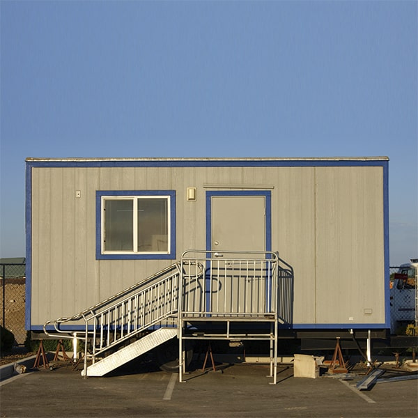 our mobile office trailer rentals come with heating and cooling systems for comfort in any climate